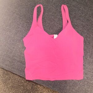 pink lululemon align tank top